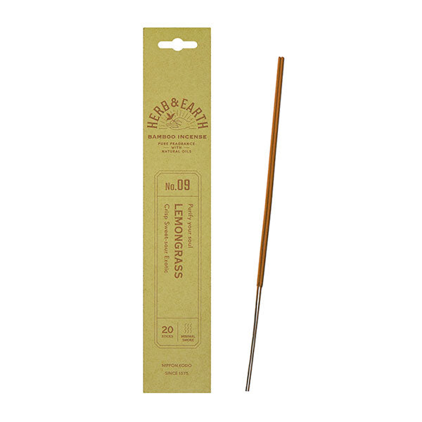 Nippon Kodo Herb&amp;Earth Bamboo Incense 20 Pieces