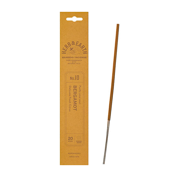 Nippon Kodo Herb&amp;Earth Bamboo Incense 20 Pieces