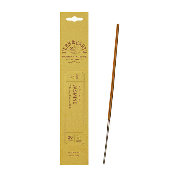 Nippon Kodo Herb&amp;Earth Bamboo Incense 20 Pieces