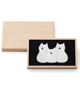 Nousaku Connectable Chopstick Rest - Cat