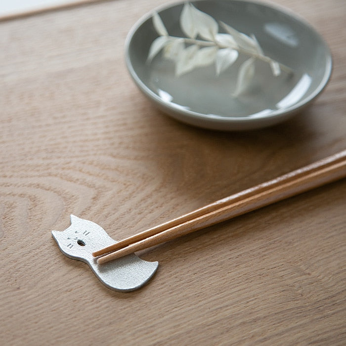 Nousaku Connectable Chopstick Rest - Cat