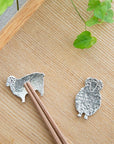 Nousaku Hammered Kit - Chopstick Rest - Sheep