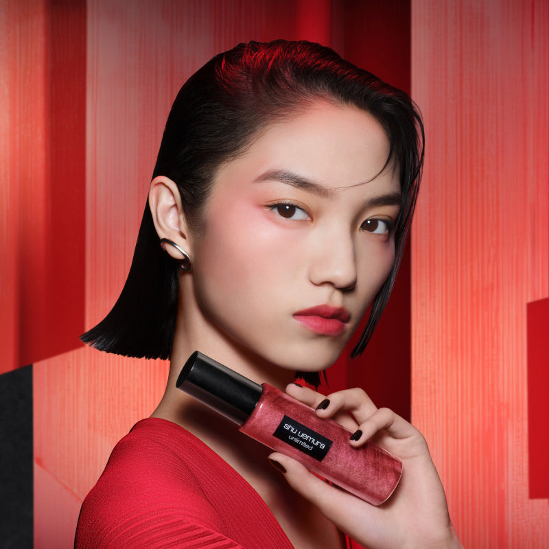 Shu Uemura Unlimited Makeup Fix Mist Red