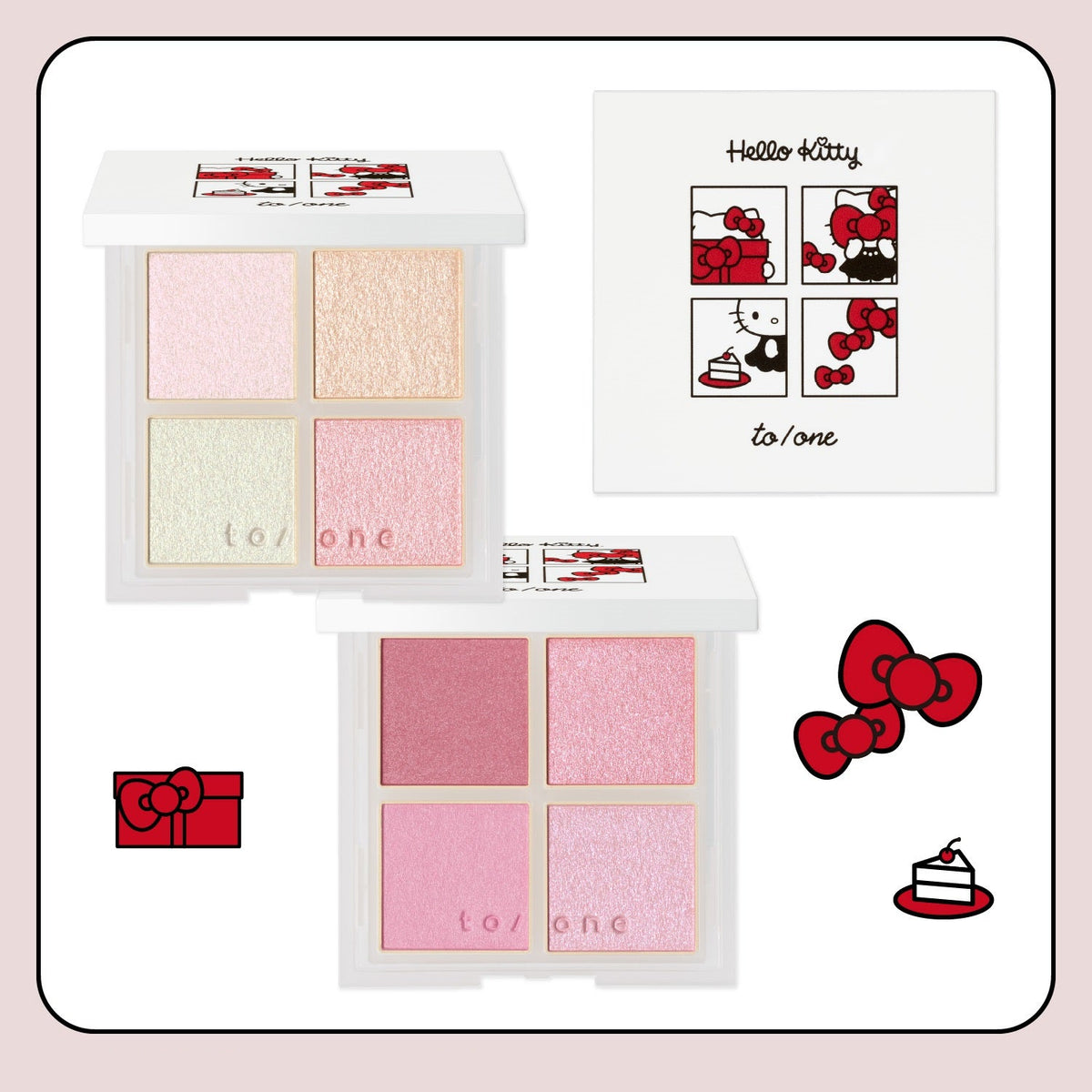To/one Layered Petal Palette Hello Kitty Collection