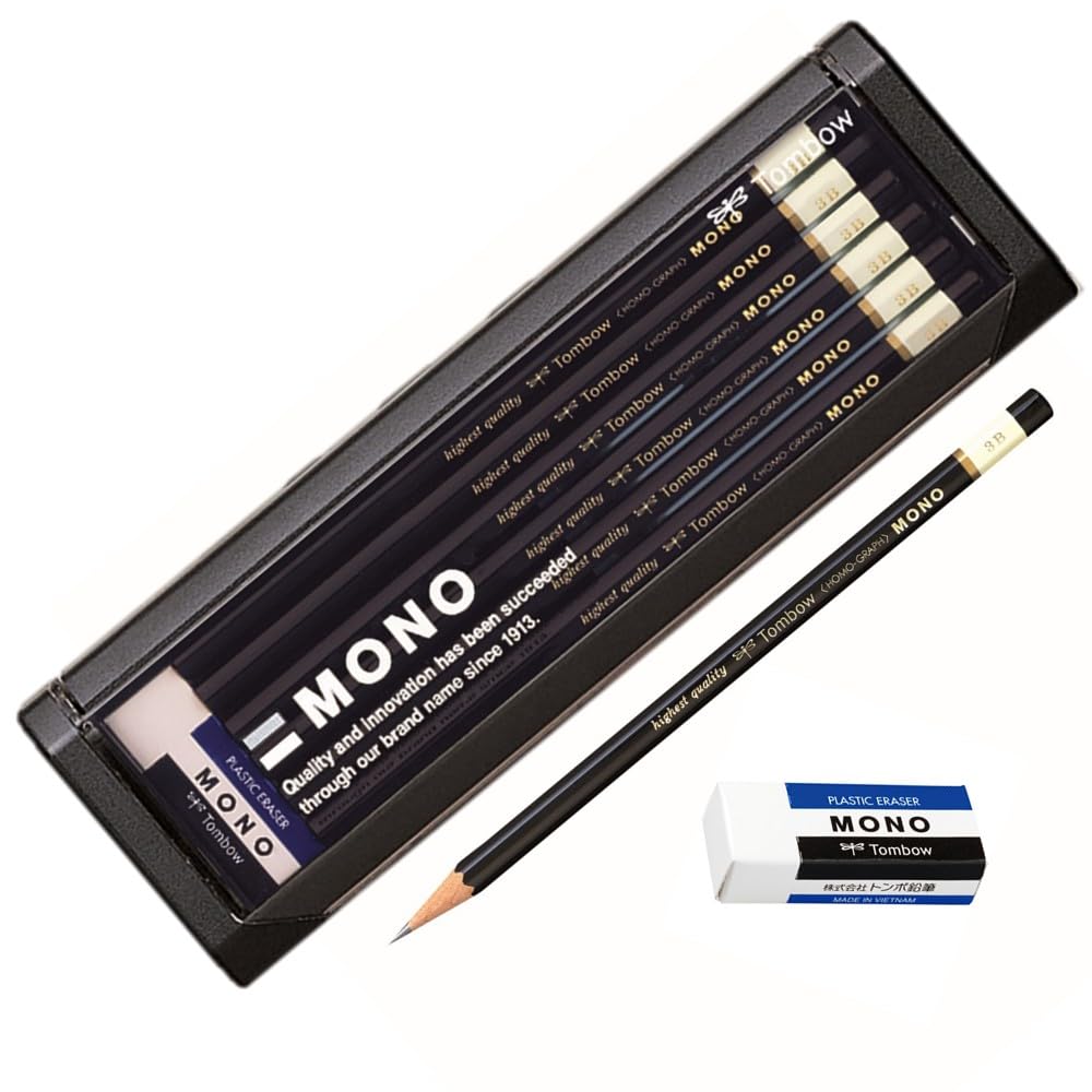Tombow MONO Premium Pencil with MONO Eraser