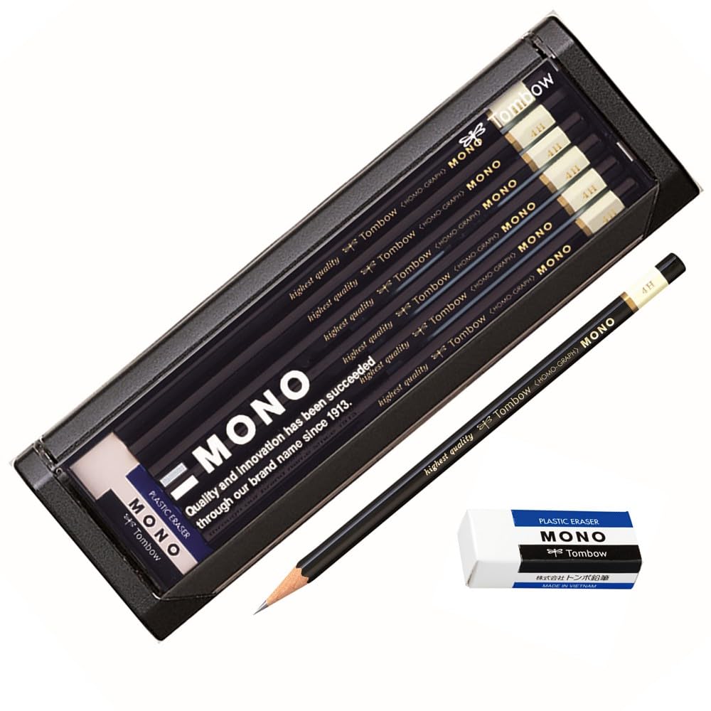 Tombow MONO Premium Pencil with MONO Eraser