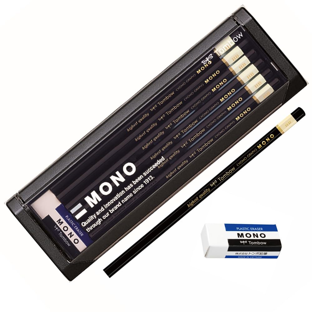 Tombow MONO Premium Pencil with MONO Eraser