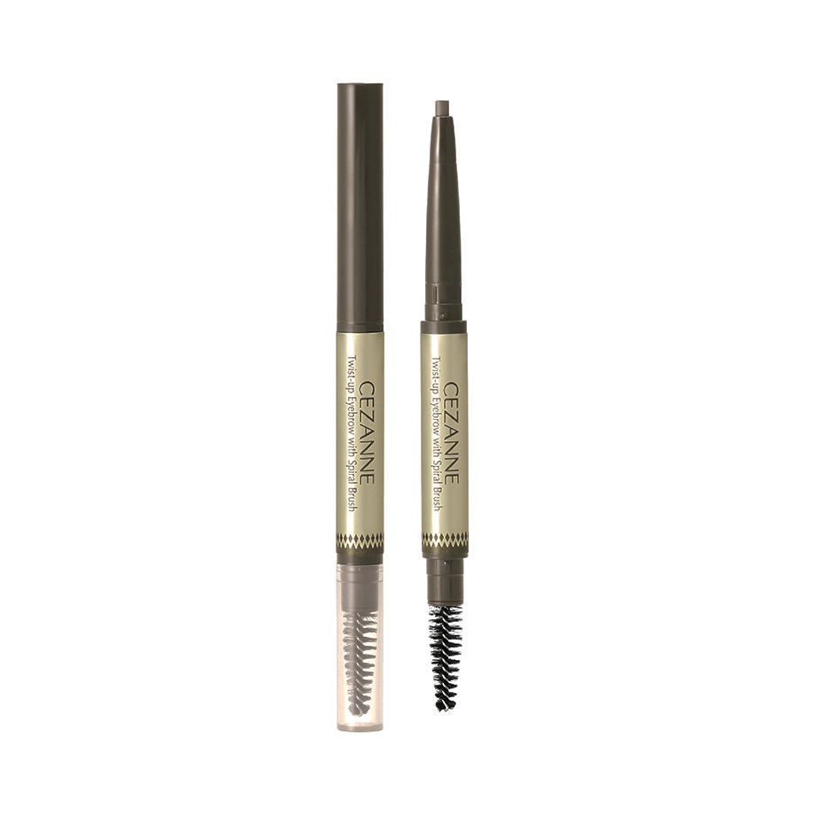 Cezanne Twist-up Eyebrow with Spiral Brush – Ichiban Mart