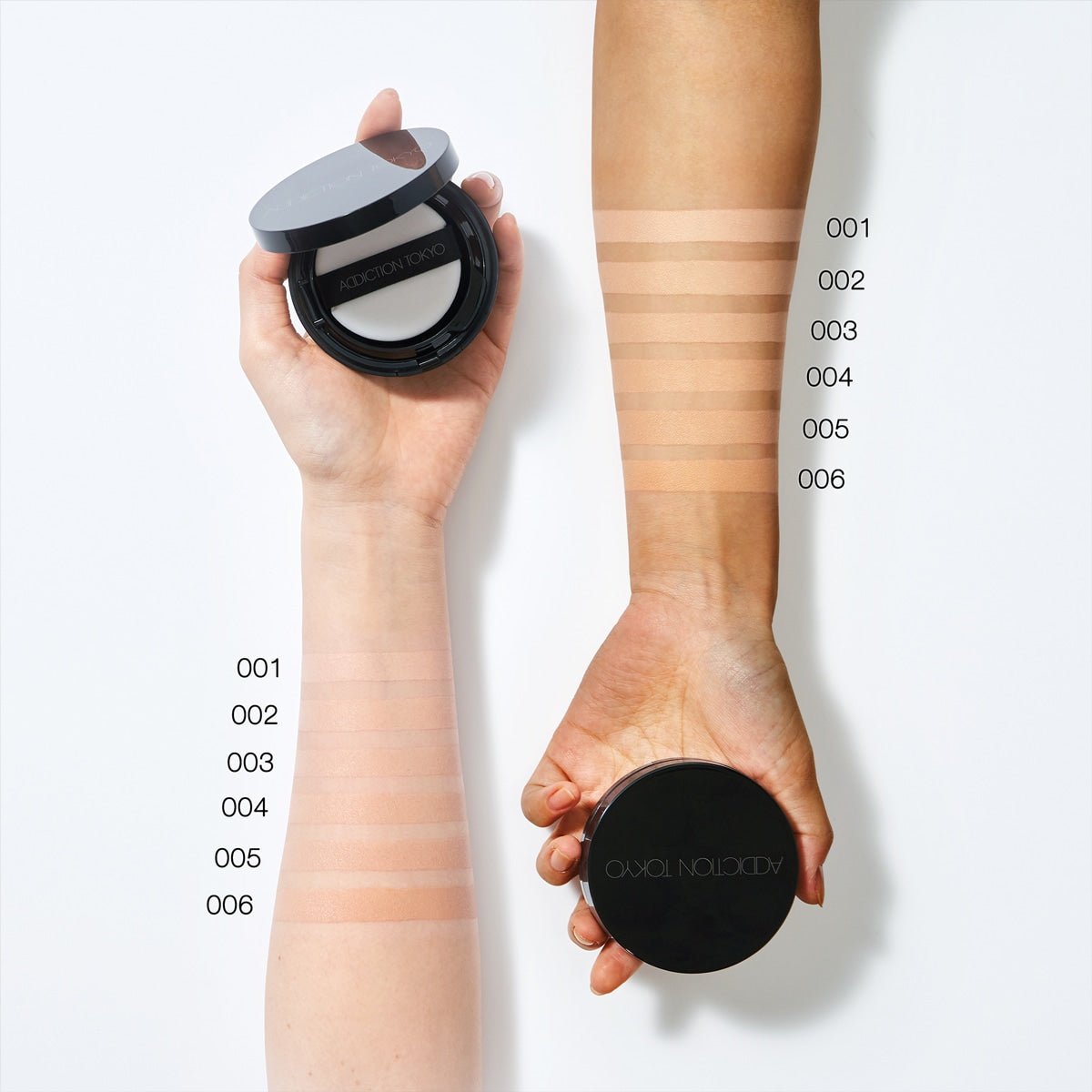 Addiction Tokyo Skin Reflecting Lasting UC Cushion Foundation Set - Ichiban Mart